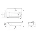 Акриловая ванна AM.PM Spirit 170x70 W72A-170-070W-A2 белая глянцевая