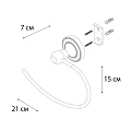 Полотенцедержатель Fixsen Antik FX-61111 бронза