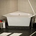 Ванна из искусственного камня ESSE SAMAR 160х90 ESAM1600 белая глянцевая