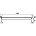 Полотенцедержатель Art&Max Ovale AM-E-4024B хром