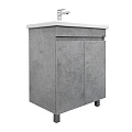 Тумба с раковиной Comforty Осло 70НД 00-00006117CF бетон светлый