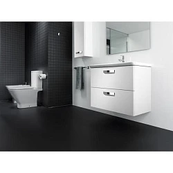 Тумба под раковину Roca Gap 80 ZRU9302877 белая глянцевая