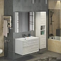 Шкаф-пенал Comforty Женева 35см 00004137139CF дуб белый