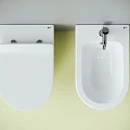 Биде напольное Ceramica Nova Metropol CN4005 белый глянец