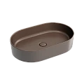 Раковина накладная Ceramica nova Element 600*380*122мм CN6048MDB коричневая матовая
