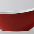 Акриловая ванна ABBER 184x79 AB9233R красная глянцевая