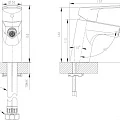 Смеситель для биде Bravat ART F375109C хром