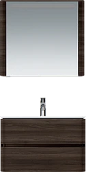 Зеркало-шкаф AM.PM Sensation M30MCR0801TF с подсветкой, табачный дуб