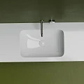 Раковина встраиваемая Ceramica Nova ELEMENT CN7018 белая глянцевая