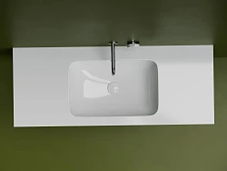 Раковина встраиваемая Ceramica Nova ELEMENT CN7018 белая глянцевая