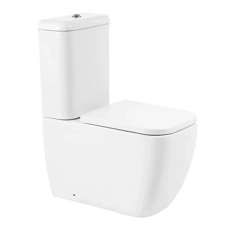 Унитаз напольный BelBagno Alpina BB10100CP с бачком BB10100T и крышкой-сиденьем BB309SC белый глянец