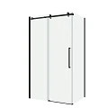 Душевой уголок Black&White Stellar Wind S808-90120 120x90см профиль черный, стекло прозрачное