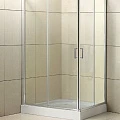 Душевой уголок BelBagno Uno 100x90см UNO-195-AH-2-100/90-C-Cr профиль хром, стекло прозрачное