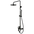 Душевая стойка Bravat Rhein F6429564BW-A-ENG черная
