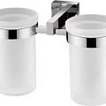 Стакан Aquanet 4784D двойной, хром