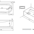 Каркас для ванны Damixa Origin Evo 82A-150-070W-R Белый