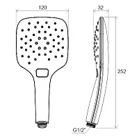 Душевая лейка Ravak Air 958.00 X07P348 пластик, хром