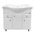 Тумба с раковиной Comforty Сочи 85 00004134639CF белая глянцевая