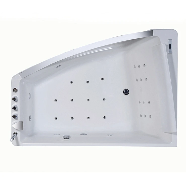 Акриловая ванна Orans OLS-BT65109 L 170x120см 65109L0 с гидромассажем, белая глянцевая