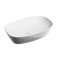 Раковина накладная Ceramica nova Element 600*380*138мм CN6049 белая глянец