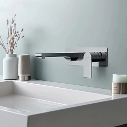 Смеситель для раковины Aquatek Лира AQ1413CR с внутренней частью, хром