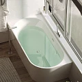 Акриловая ванна Sancos Veneto 170x80 FB11 L белая глянцевая