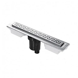 Душевой лоток Berges B1 Antik 60 090024 хром матовый