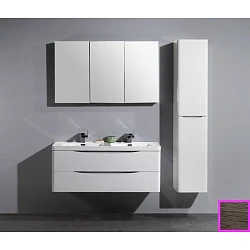 Тумба с раковиной BelBagno Ancona 120 с двойной раковиной, темный дуб