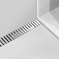 Решетка AlcaPlast Line 85 LINE-850L хром