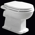 Чаша для унитаза приставного BelBagno BOHEME BB115CB