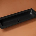 Раковина встраиваемая Ceramica Nova Grace 120см CN7017MB черная матовая