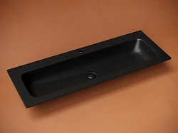 Раковина встраиваемая Ceramica Nova Grace 120см CN7017MB черная матовая