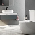 Унитаз-компакт Ceramica Nova Mia CN1801 белый глянец
