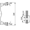 Смеситель для ванны с душем Edelform Lumier LM2812G золото 