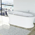 Акриловая ванна BelBagno 168,6x81,3x60,5 BB300 белая глянцевая