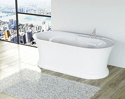 Акриловая ванна BelBagno 168,6x81,3x60,5 BB300 белая глянцевая