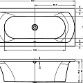 Акриловая ванна Riho Lima 180x80 B052001005 правая, белая глянцевая