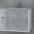 Тумба под раковину Cezares 42276 Vetro Argento