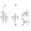Смеситель для ванны с душем Bravat Eco F6111147C-B хром