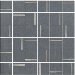 Декор Гварди 2 мозаичный синий матовый обрезной 30x30x0,9, 1, шт