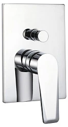 Смеситель встраиваемый для ванны с душем BelBagno SALUTO SAL-BASM-CRM хром