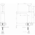 Смеситель для раковины Bravat Spring F179113C хром