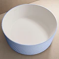Ванна из искусственного камня ABBER Stein 150x150 AS9679Blau голубая