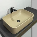 Раковина накладная Comforty 78575MC-60 бежевая матовая