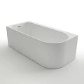 Акриловая ванна Azario LUTON 170x80x58 LUT17080 L белая глянцевая