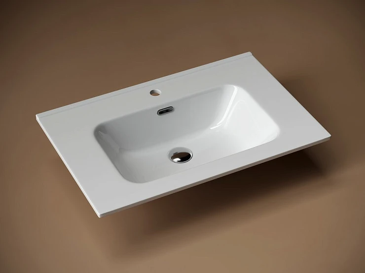 Раковина встраиваемая Ceramica Nova Element 70см CN7007 белая глянцевая