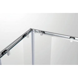 Душевой уголок Cezares Molveno 80x80см MOLVENO-A-2-80-C-Cr-IV профиль хром, стекло прозрачное