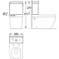 Чаша для унитаза-компакта Grohe Euro Ceramic 39338000