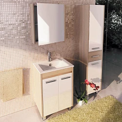 Тумба с раковиной Comforty Тулуза 60Д 00003129012CF сосна лоредо