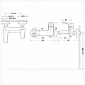 Смеситель для ванны с душем Bravat LOOP F6124182CP-01-RUS хром